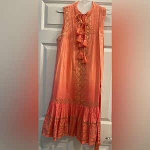 PRANELLA dress tangerine color size small